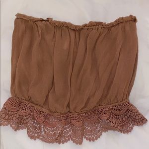 Blush tube top